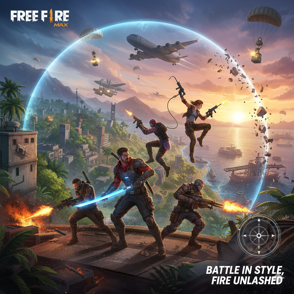 Free Fire & Free Fire MAX: Evolusi Game Battle Royale Paling Populer di Dunia Mobile
